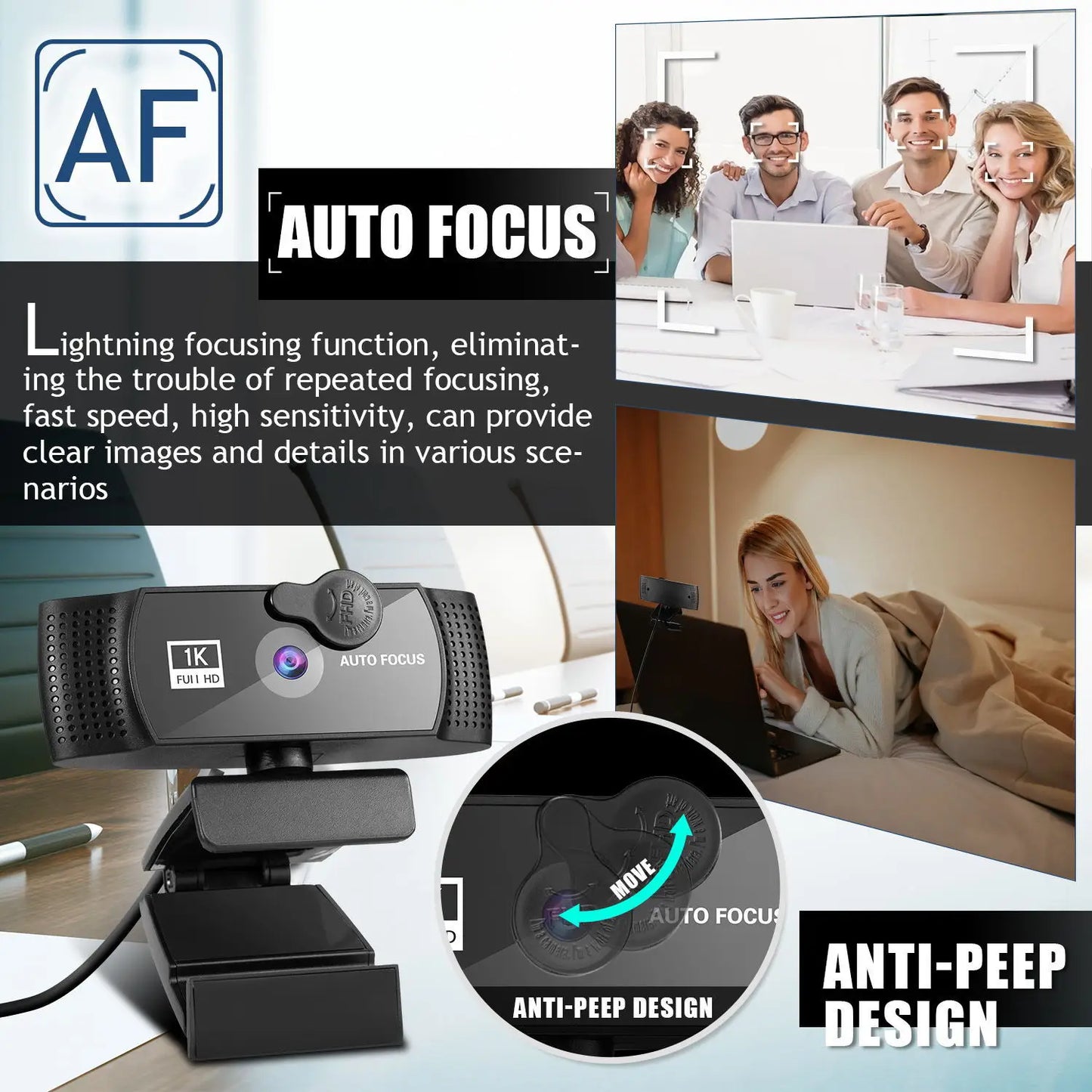 8K Webcam 4K 1080P Full HD Web Camera Auto Focus With Microphone USB Plug Web Cam For PC Computer Laptop Video Mini Camera