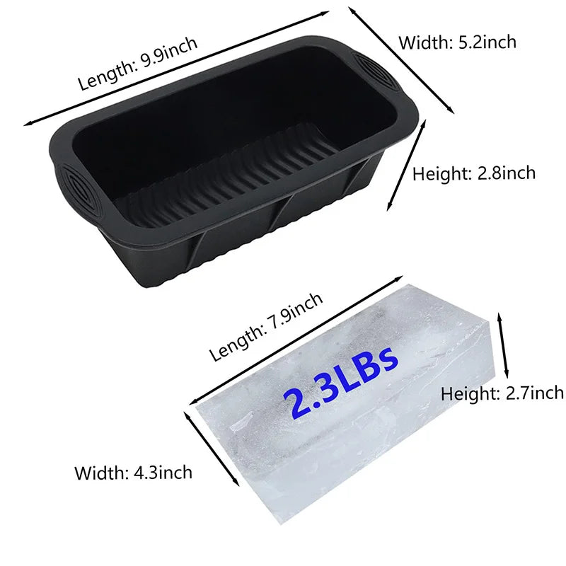Extra Large Ice Block Mold Silicone Ice Bath molds For Cold Plunge, Giant Ice Cube Tray Molds for Coolers Water Chiller Freezer