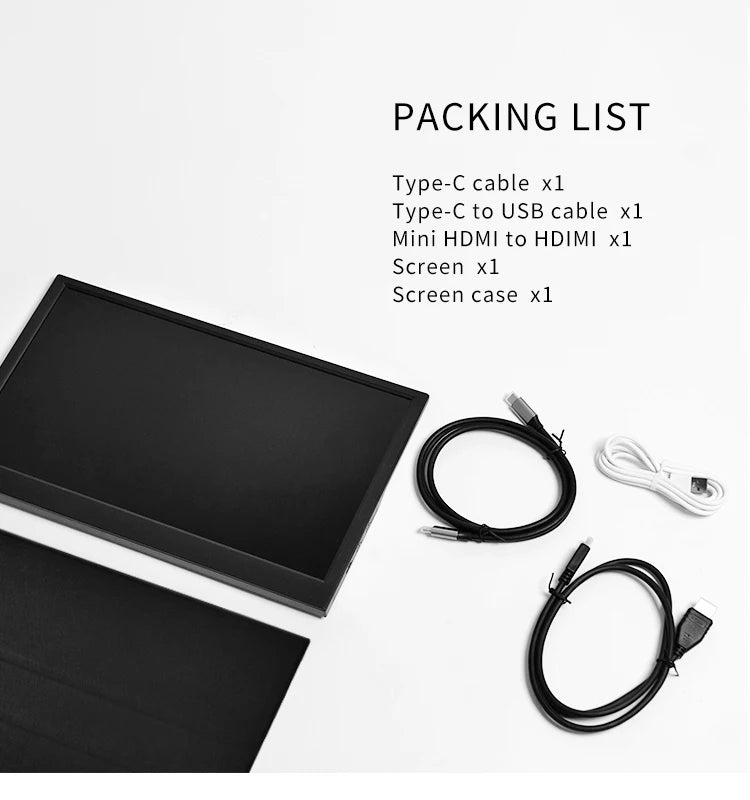 Portable monitor 11.6 inch 1366X768 lcd display TFT gaming monitor for Raspberry Pi Laptop PS4 Xbox360 switch HDMI-Compatible 2