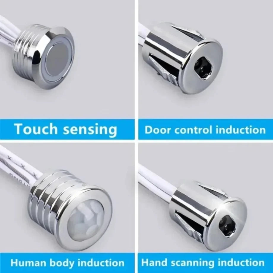 Touch Sensor Switch Hand Sweep Switch 5A 12V-24V Motion Sensor Hand Wave Scan Smart LED Closet Cabinet Light Wardrobe Lamp