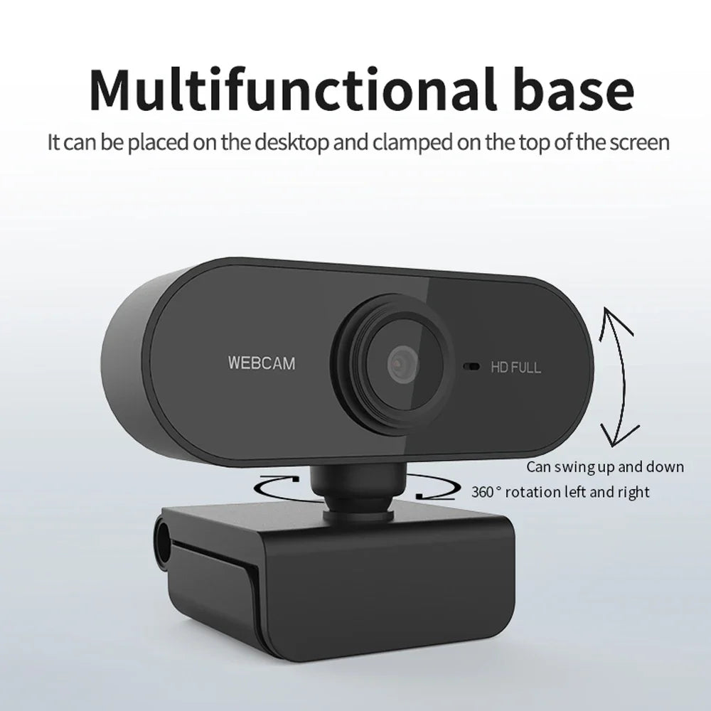 OREY Webcam 1080P Full HD Web Camera With Microphone USB Web Cam For PC Computer Mac Laptop Desktop YouTube Skype Mini Camera