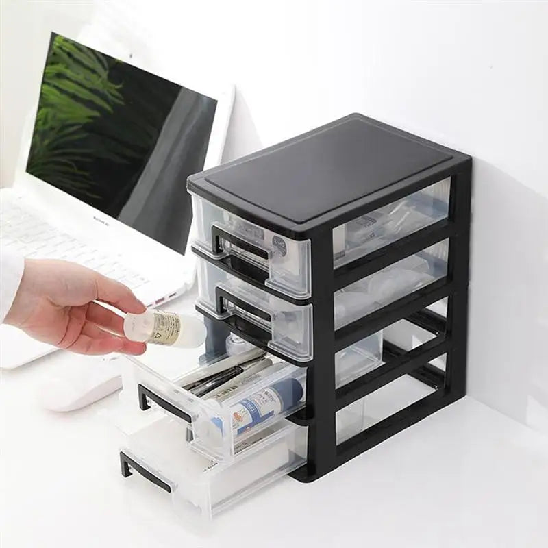 Empty Eye Cream Tube Drawer Organizer Storage Desktop Plastic Cabinet Box Office Cube Type Desk Supplies Makeup Station