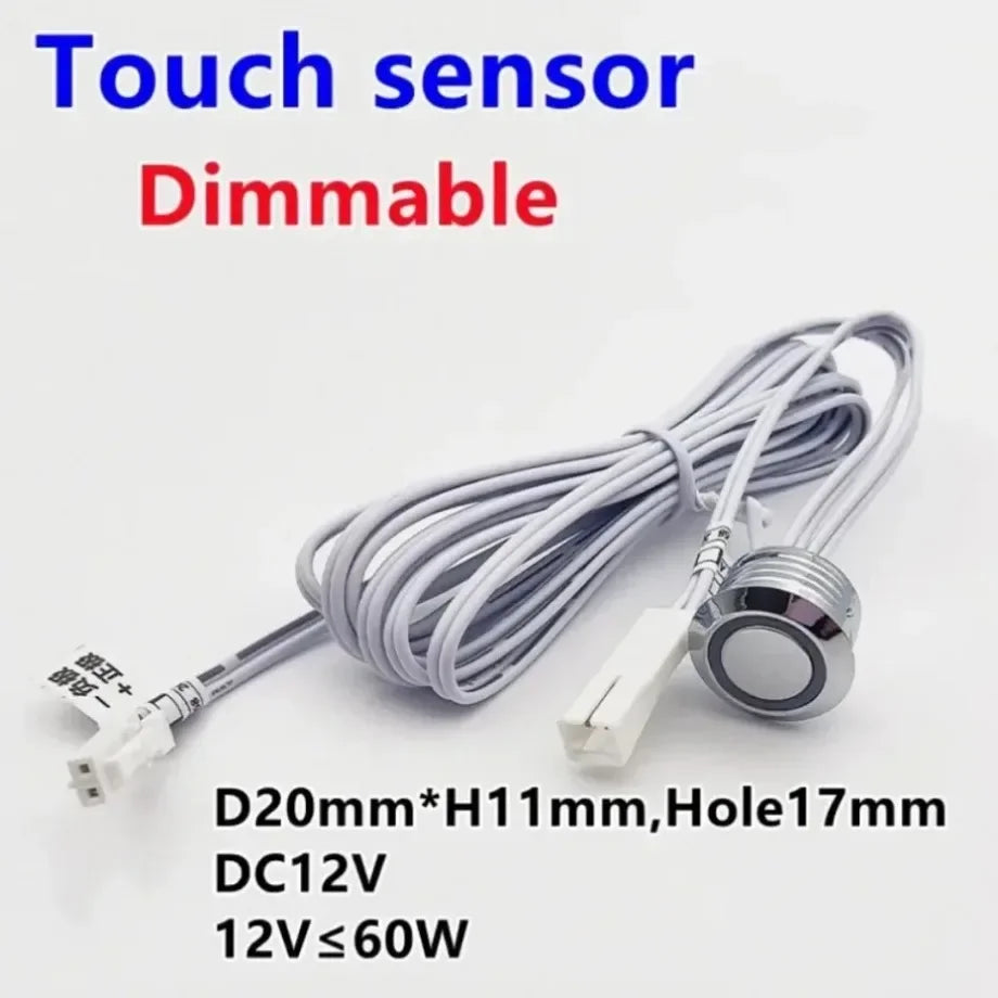 Touch Sensor Switch Hand Sweep Switch 5A 12V-24V Motion Sensor Hand Wave Scan Smart LED Closet Cabinet Light Wardrobe Lamp