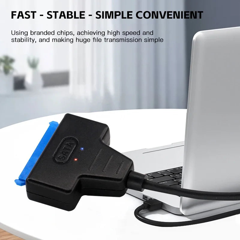 USB 3.0 to SATA Cable Support 2.5 Inches External HDD SSD Hard Drive Adapter Cable Computer Connector Converter
