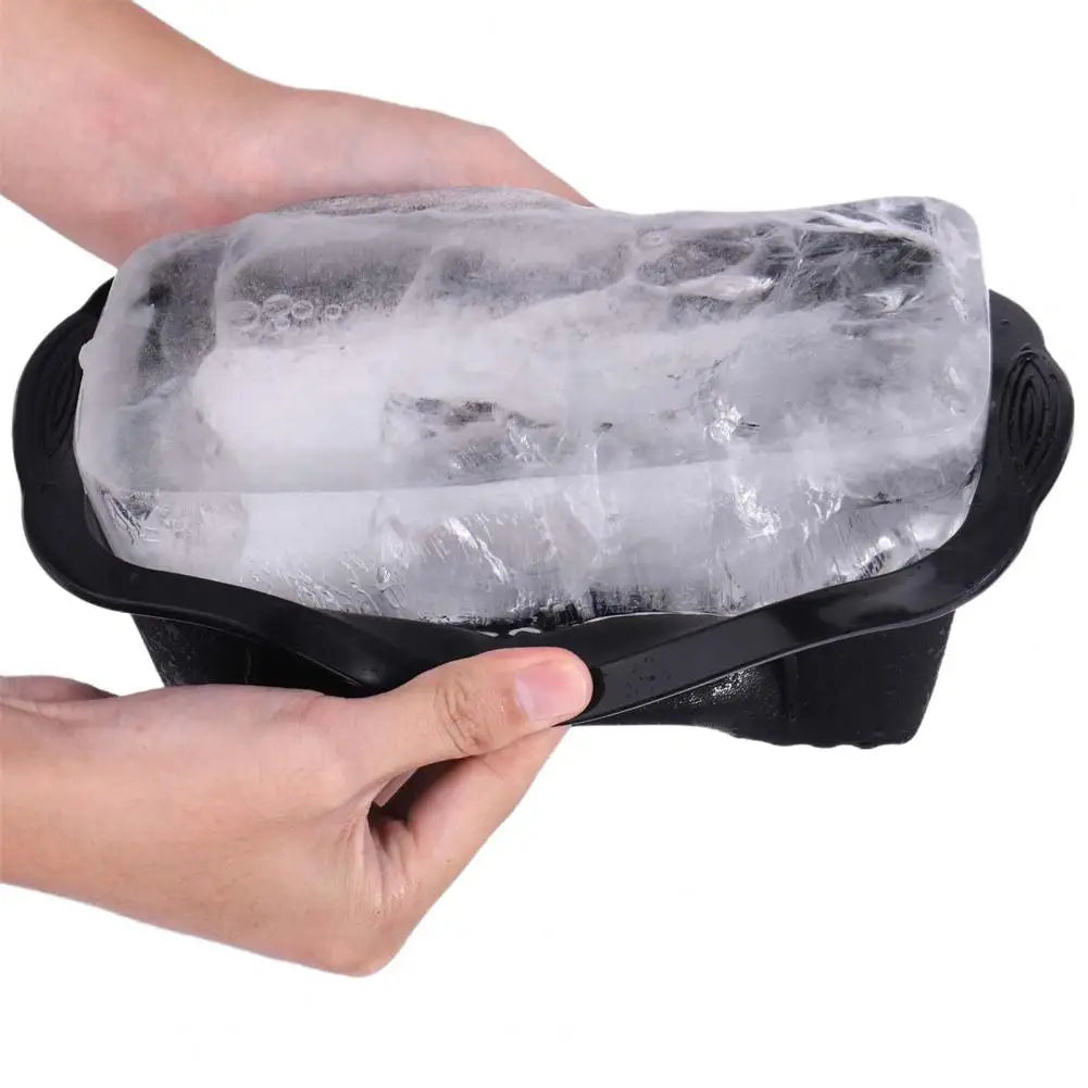 2 Pcs Ice Block Mold Dishwasher Safe Extra Large Ice Cube Molds Tray For Ice Bath Food Grade Silicone For Cold Plunge & Cooler