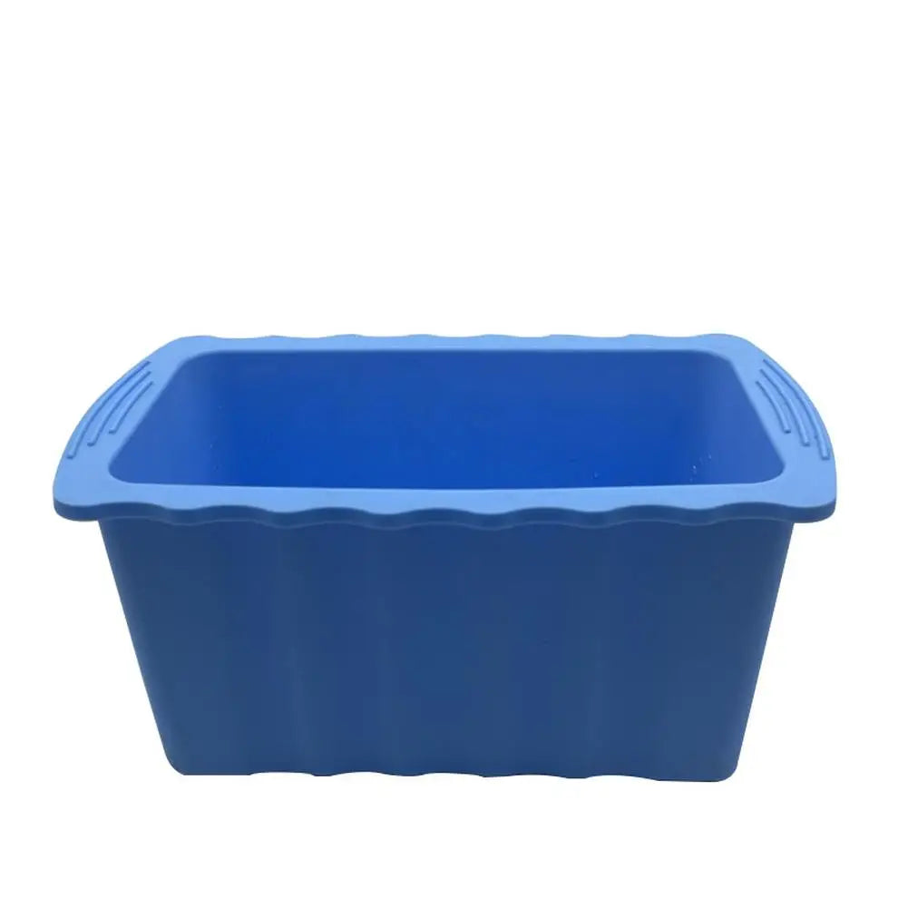 Large Ice Block Container Rectangle Silicone Ice Cube Container For Cold Plunge Ice Maker For Ice Bath Silicone Ice Tray