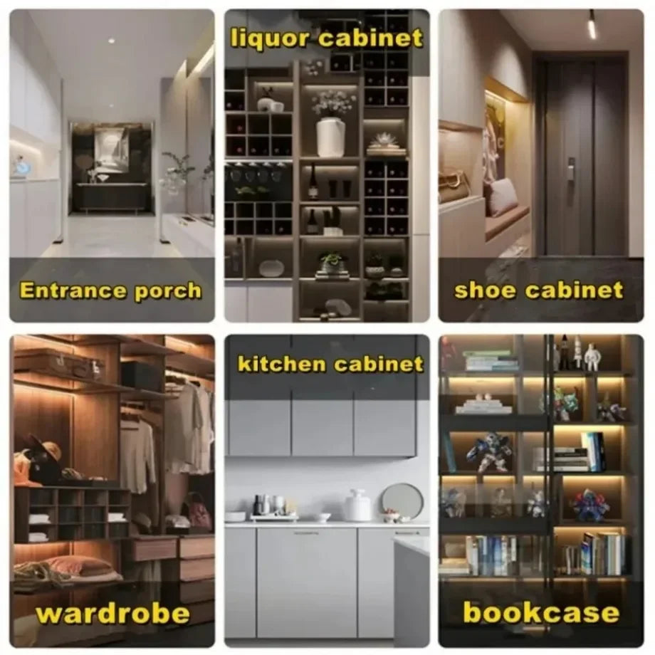 Touch Sensor Switch Hand Sweep Switch 5A 12V-24V Motion Sensor Hand Wave Scan Smart LED Closet Cabinet Light Wardrobe Lamp